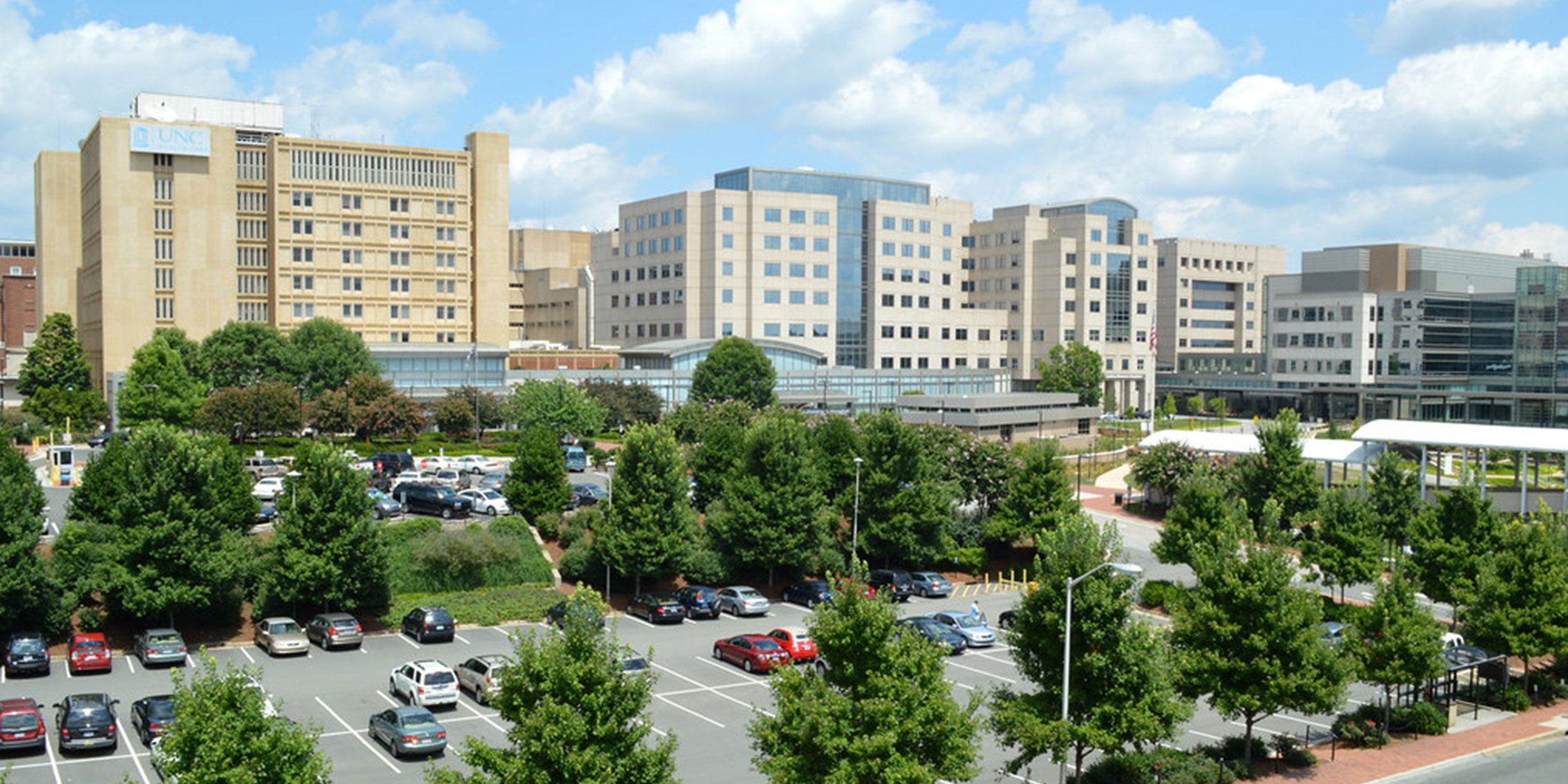 Exterior view of UNC Healthcare